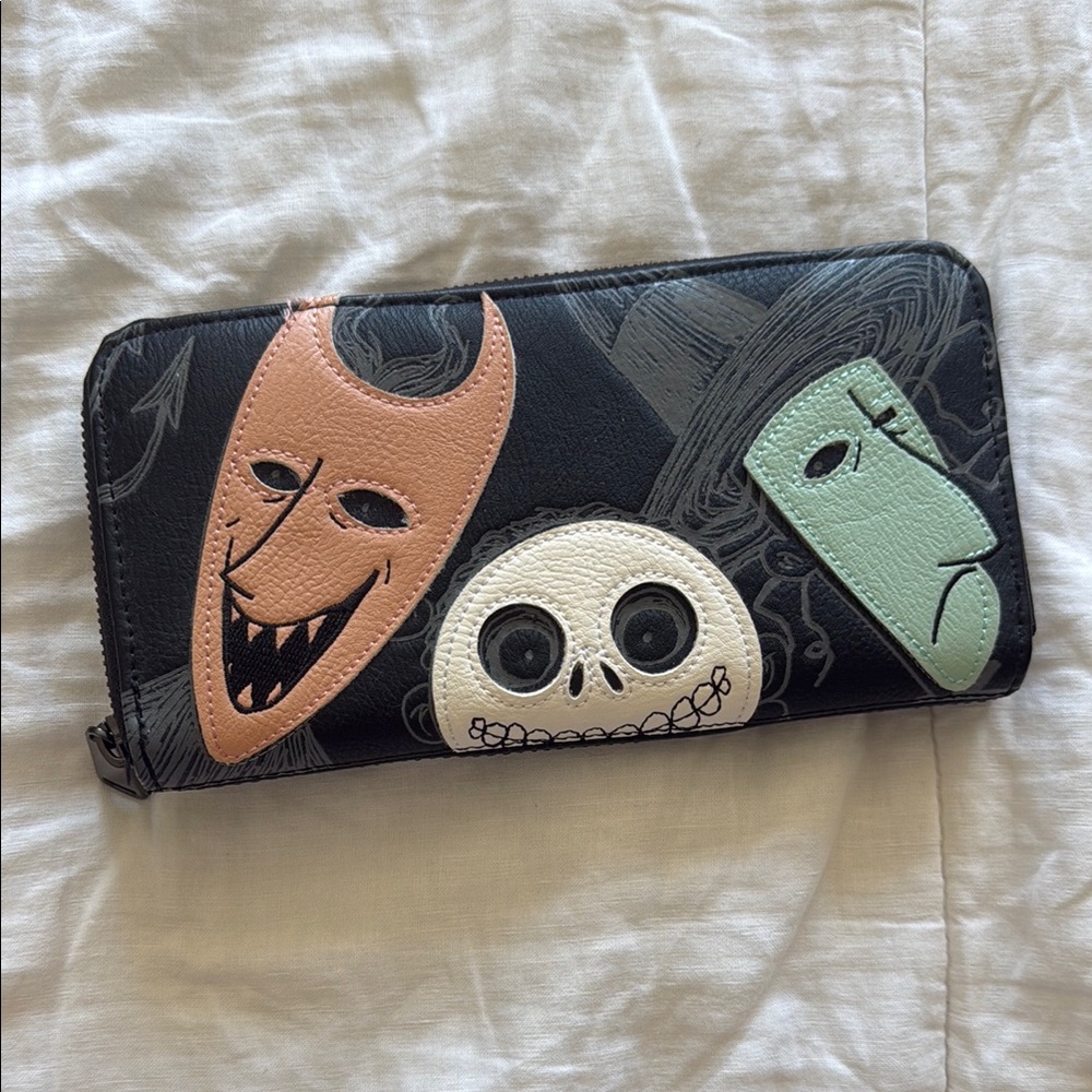 Nightmare Before Christmas Lock Shock and Barrel Wallet